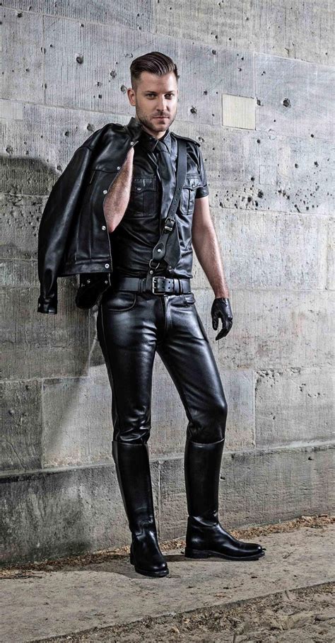 gay leather|Mens Leather Clothing Mens Leather Pants .